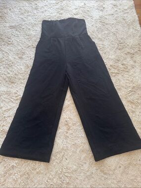 Strapless Wide Leg Black Jumpsuit